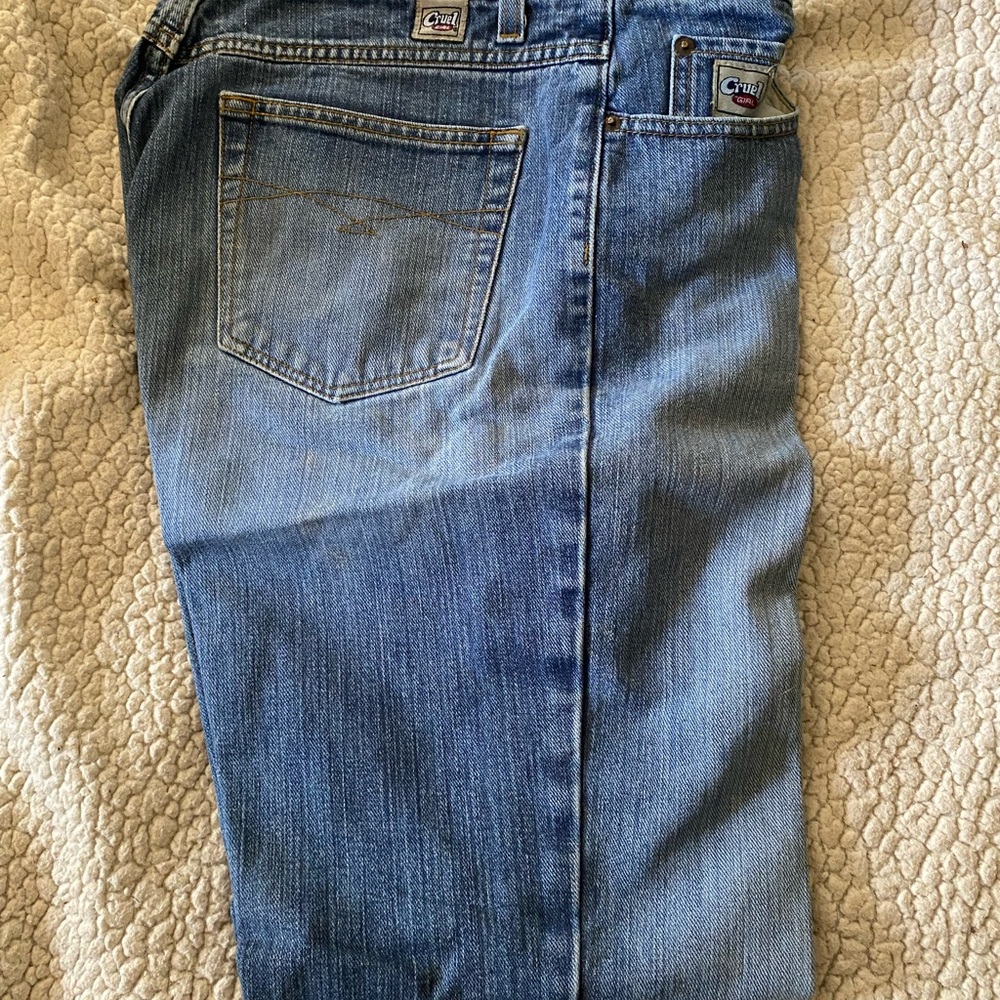 Cruel Girl Women's Blue Boot Cut Jeans